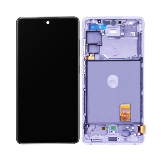 Touch+Display+Frame Samsung Galaxy S20 FE 4G/5G G780/G781 Service Pack Branco Nuvem